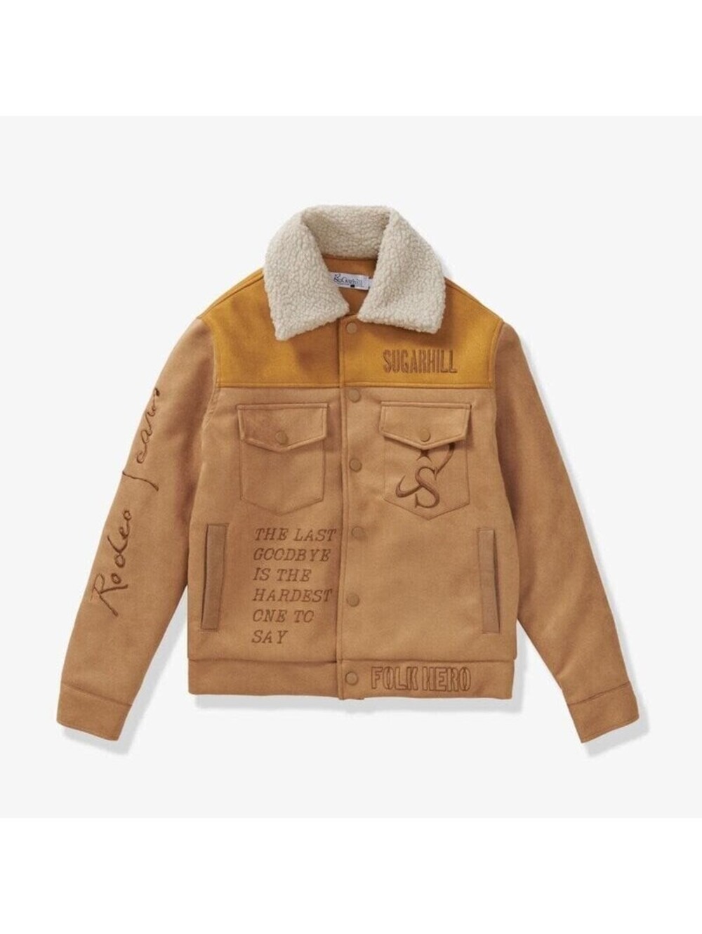 Sugarhill Mens Rodeo Suede Jacket Size L